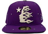 OG Logo Hat Purple (Fitted + Rhinestones)